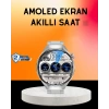 Akıllı Saat AMOLED Ekran Bluetooth Aramalı – Nabız Uyku ve Spor Takipli