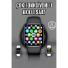 Akıllı Saat Amoled Ekran GPS ve Uyku Takibi Bluetooth Bağlantılı