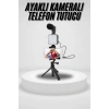Akıllı Telefon Vlog Kiti Tripod Mini Mikrofonlu Telefon Tutucu