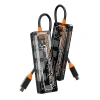 ALLY 5in1 Type-c To USB3.0 + USB2.0 *2 + Type-c PD 100W + HDMI Çoğaltıcı Transparan Hub-(5775)