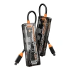 ALLY 6in1 Type-c To USB3.0 + USB2.0 + Type-c PD 100W + SD + TF + HDMI  Çoğaltıcı Transparan Hub-(5775)
