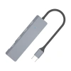 Ally ADS-309C 4in1 Type-C to USB + Type-C Hub Adaptör Çevirici Dönüştürücü Çoğaltıcı-(5775)