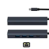 ALLY BYL-2302 5 IN 1 Type-c To USB + Type-c + Ethernet Dönüştürücü Çoğaltıcı Hub-(5775)