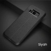 Ally Galaxy S8 Plus Litchi Tam Koruma Soft Silikon Kılıf-(5775)