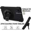 Ally Galaxy Tab  P200-P205 3 Katmanlı Standlı Zırh Kılıf-Shockproof-(5775)