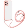 ALLY iPhone 11 Pro Max 6.7 Askılı Koruyucu Silikon Kılıf-(5775)