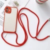 ALLY iPhone 12 6.1 Askılı Koruyucu Silikon Kılıf-(5775)