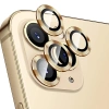 ALLY İphone 12 Pro Max 3D Metal Çerçeveli Kamera Lens Koruyucu-(5775)