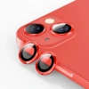 ALLY İPhone 13 - 13 Mini 3D Metal Çerçeveli Kamera Lens Koruyucu-(5775)