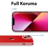 ALLY iPhone 14 Plus 6.7inç Crystal Clear Kamera Korumalı Sert PC Kılıf-(5775)