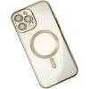 ALLY iPhone 14 Pro 6.1inç Renkli Kenar Lazer Çerçeveli Magsafe Uyumlu Silikon Kılıf-(5775)