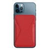 ALLY İPhone 15-14- 13-12ler İçin Standlı Deri Cüzdan Magsafe Kartlık Cüzdan Kılıf-(5775)