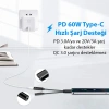 Ally İphone 15 İçin Type-c Şarj + 3.5mm kulaklık 2İn1 Çevirici Adaptör-(5775)