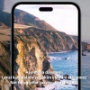Ally iPhone 15 Pro-15 Pro Max Full Tempered Kamera Lens Koruma Camı-(5775)