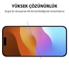 Ally iPhone 15 Pro Max Full Glue Tempered Kırılmaz Cam Ekran Koruyucu-(5775)