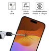 Ally iPhone 15 Pro Max Full Glue Tempered Kırılmaz Cam Ekran Koruyucu-(5775)