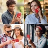 ALLY İPhone SE2 İPhone 8-7 Lansman Kılıf İçi Kadife Soft Silikon Kılıf-(5775)