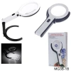 Ally Mg3b-1c 1.8x5x Çok Fonksiyonlu Standlı Led Işıklı Büyüteç-(5775)