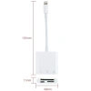 ALLY NK-101Y Pro 3 İn 1 İPhone Lightning to SD-TF Çevirici Adaptör-(5775)