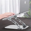Ally  T602 Ayarlanabilir Katlanır Isı Havalandırmalı Alüminyum Laptop Standı-(5775)