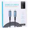 Ally USB 3.2 100W Type-C to Type-C 8K Görüntü-Data ve Ultra Hızlı Şarj Kablosu 1 Metre-(5775)