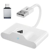 Ally Usb+Type-C Android Kablosuz Carplay Adaptör Çevirici - Youtube Netflix Tiktok Video Yansıtıcı-(5775)