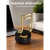 Altın Nota Temalı Müzik Kutusu  Müzikli Hediyelik Yeni Nesil