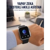 AMOLED Ekranlı Akıllı Saat Sesli Görüşme GPS Nabız ve Uyku Takibi Yeni Nesil