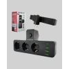 Anahtarlı Çoklu Priz 3 USB 1 Type-C Hızlı Şarj Destekli