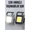 Anahtarlık Çok Amaçlı Mıknatıslı Taşınabilir Işık Led Şarjlı