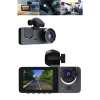 Araç İçi Dikiz Kamerası Sürüş Kaydedici 3 Lensli DVR Kamera