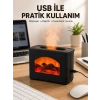 Aromaterapi Difüzör Ultrasonik Sessiz Nemlendirici USB Destekli