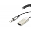 Aux Bluetooth Ses Alıcı Adaptör Dahili Kablolu Handsfree 3.5Mm - Siyah HD9005