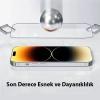 Baseus Corning iPhone 15 Full Koruma Eye-Protection Tempered Cam Ekran Koruyucu-(5775)