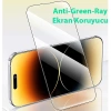Baseus Corning iPhone 15 Pro Full Koruma Eye-Protection Tempered Cam Ekran Koruyucu-(5775)