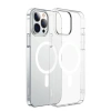 Baseus Crystal iPhone 13 Pro Magsafe Silikon Kılıf + Tempered Ekran Koruyucu Set-(5775)