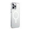 Baseus Crystal iPhone 13 Pro Magsafe Silikon Kılıf + Tempered Ekran Koruyucu Set-(5775)