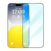 Baseus Crystalline iPhone 15 Pro Full Koruma Anti Mavi Işık Tempered Cam Ekran Koruyucu-(5775)