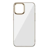 Baseus Glitter İPhone 12/12 Pro Şeffaf Lüx Silikon Kılıf Soft TPU Kılıf-(5775)