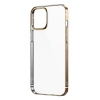 Baseus Glitter İPhone 12/12 Pro Şeffaf Lüx Silikon Kılıf Soft TPU Kılıf-(5775)