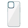 Baseus Glitter İPhone 12 Pro Max Şeffaf Lüx Silikon Kılıf Soft TPU Kılıf-(5775)
