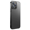 Baseus Glitter iPhone 13 Pro Max 6.7inç Kılıf Renkli Kenar Şeffaf Silikon-(5775)