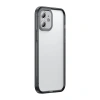 Baseus iPhone 12 6.1 Kamera Lens Koruyuculu Frame Kılıf-(5775)