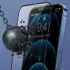 Baseus İPhone 12 Pro Max 6.7 Ekran Koruyucu 0.3MM Full Anti Blue Light Tempered Cam Ekran Koruyucu 2-(5775)