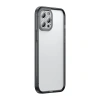 Baseus iPhone 12 Pro Max Kamera Lens Koruyuculu Frame Kılıf-(5775)
