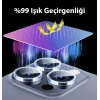 Baseus iPhone 15/15 Plus için Sapphire Serisi HD Cam Kamera Koruyucu-(5775)