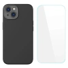 Baseus Liquid Silica Gel iPhone 14 6.1 Silikon Kılıf + Tempered Ekran Koruyucu Set-(5775)