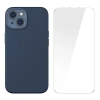 Baseus Liquid Silica Gel iPhone 14 Plus 6.7 Magsafe Silikon Kılıf + Tempered Ekran Koruyucu Set-(5775)