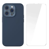 Baseus Liquid Silica Gel iPhone 14 Pro 6.1 Magsafe Silikon Kılıf + Tempered Ekran Koruyucu Set-(5775)