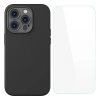 Baseus Liquid Silica iPhone 14 Pro Silikon Kılıf + Tempered Ekran Koruyucu Set-(5775)